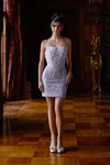 Portia and Scarlett PS26705 Beads Pearl Strapless Mini Dress