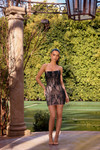 Portia and Scarlett PS26705 Beads Pearl Strapless Mini Dress