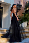 Portia and Scarlett PS26707 Tulle Satin Strapless Mini Dress