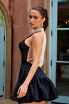 Portia and Scarlett PS26715 Novelty Halter Neck Mini Dress