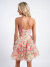 Portia and Scarlett PS26747 Chiffon Strapless Short Dress