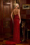Portia and Scarlett PS26851C Beaded V-Neck Sleeveless Dress