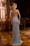 Portia and Scarlett PS26851C Beaded V-Neck Sleeveless Dress