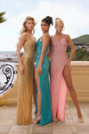 Portia and Scarlett PS26853C Beaded V-Neck Sleeveless Dress