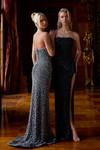 Portia and Scarlett PS26854C Beaded Strapless Fitted Dress