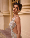 Portia and Scarlett PS26855C Beaded V-Neck Sleeveless Dress