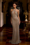 Portia and Scarlett PS26856C Halter Neck Sleeveless Dress