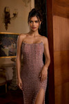 Portia and Scarlett PS26857C Beaded Strapless Fitted Dress