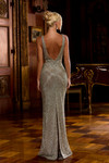 Portia and Scarlett PS26867C Beaded V-Neck Sleeveless Dress