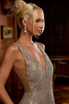 Portia and Scarlett PS26867C Beaded V-Neck Sleeveless Dress
