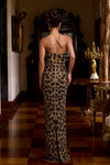 Portia and Scarlett PS26868C Beaded V-Neck Strapless Dress