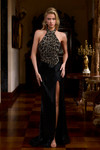 Portia and Scarlett PS26870C Beaded High Halter Neck Dress