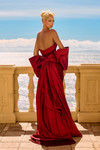 Portia and Scarlett PS26904E Novelty Satin Strapless Dress