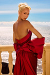 Portia and Scarlett PS26904E Novelty Satin Strapless Dress