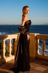 Portia and Scarlett PS26904E Novelty Satin Strapless Dress