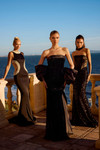 Portia and Scarlett PS26906E Beaded High-Neck Fitted Dress