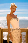 Portia and Scarlett PS26909E Beaded Strapless Fitted Dress