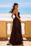 Portia and Scarlett PS26913E Satin Strapless A-Line Dress