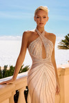 Portia and Scarlett PS26915E Beaded High Halter Neck Dress