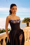 Portia and Scarlett PS26921E Satin Beaded Strapless Dress