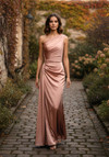 Morilee Bridesmaid 3030031 Luxe Satin One Shoulder Dress