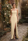 Morilee Bridesmaid 3030033 Chiffon Strapless A-line Dress