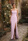 Morilee Bridesmaid 3030033 Chiffon Strapless A-line Dress