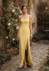 Morilee Bridesmaid 3030033 Chiffon Strapless A-line Dress
