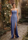 Morilee Bridesmaid 3030033 Chiffon Strapless A-line Dress