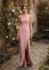 Morilee Bridesmaid 3030033 Chiffon Strapless A-line Dress