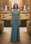 Morilee Bridesmaid 3030034 Chiffon Halter Neck A-line Dress