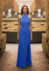 Morilee Bridesmaid 3030034 Chiffon Halter Neck A-line Dress