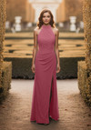 Morilee Bridesmaid 3030034 Chiffon Halter Neck A-line Dress