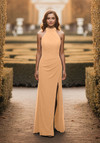 Morilee Bridesmaid 3030034 Chiffon Halter Neck A-line Dress