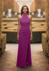 Morilee Bridesmaid 3030034 Chiffon Halter Neck A-line Dress