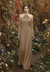 Morilee Bridesmaid 3030036 Luxe Satin Halter Neck Dress