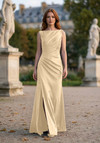 Morilee Bridesmaid 3030037 Satin Bateau Neck Fitted Dress