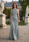 Morilee Bridesmaid 3030037 Satin Bateau Neck Fitted Dress
