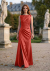 Morilee Bridesmaid 3030037 Satin Bateau Neck Fitted Dress