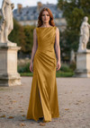Morilee Bridesmaid 3030037 Satin Bateau Neck Fitted Dress