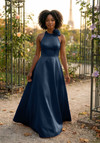 Morilee Bridesmaid 3030041 Satin Halter Neck A-line Dress