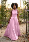 Morilee Bridesmaid 3030041 Satin Halter Neck A-line Dress