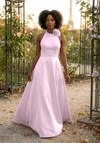 Morilee Bridesmaid 3030041 Satin Halter Neck A-line Dress