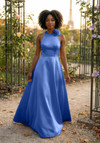 Morilee Bridesmaid 3030041 Satin Halter Neck A-line Dress