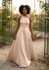 Morilee Bridesmaid 3030041 Satin Halter Neck A-line Dress