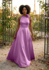 Morilee Bridesmaid 3030041 Satin Halter Neck A-line Dress