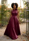Morilee Bridesmaid 3030041 Satin Halter Neck A-line Dress