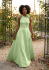 Morilee Bridesmaid 3030041 Satin Halter Neck A-line Dress