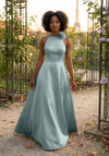 Morilee Bridesmaid 3030041 Satin Halter Neck A-line Dress