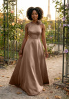 Morilee Bridesmaid 3030041 Satin Halter Neck A-line Dress